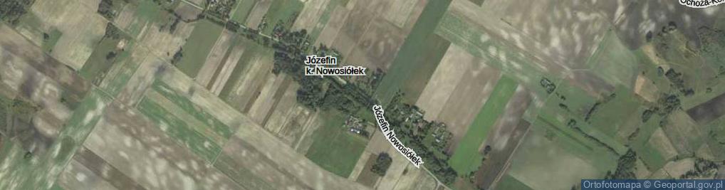 Zdjęcie satelitarne Józefin k. Nowosiółek ul.